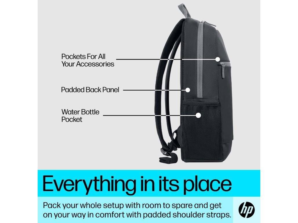MOCHILA P/PC HP LAPTOP BACKPACK 9W0Z7AA 15.6" image number 4