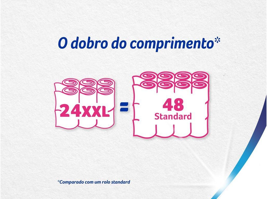 PAPEL COLHOGAR HIGI&Eacute;NICO ULTRA SUAVE XXL 24ROLOS=48ROLOS image number 1