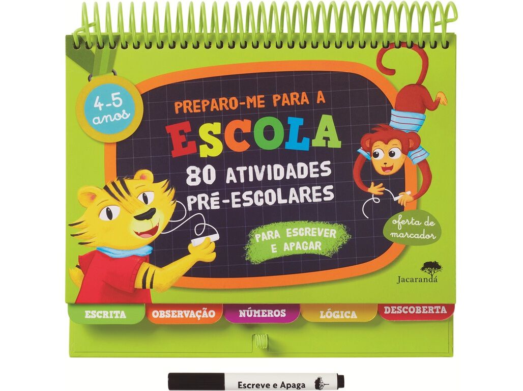 LIVRO PREPARO-ME PARA A ESCOLA 4-5 ANOS image number 0