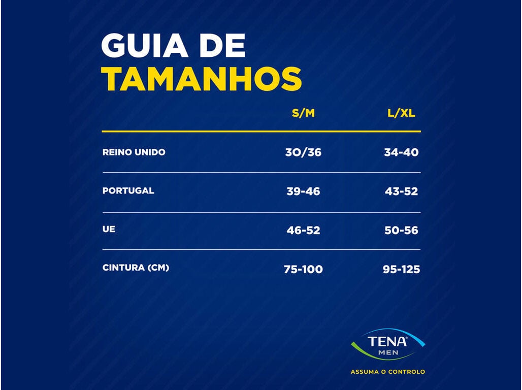 CUECAS INCONTIN&Ecirc;NCIA TAMANHO L TENA MEN 8UN image number 3