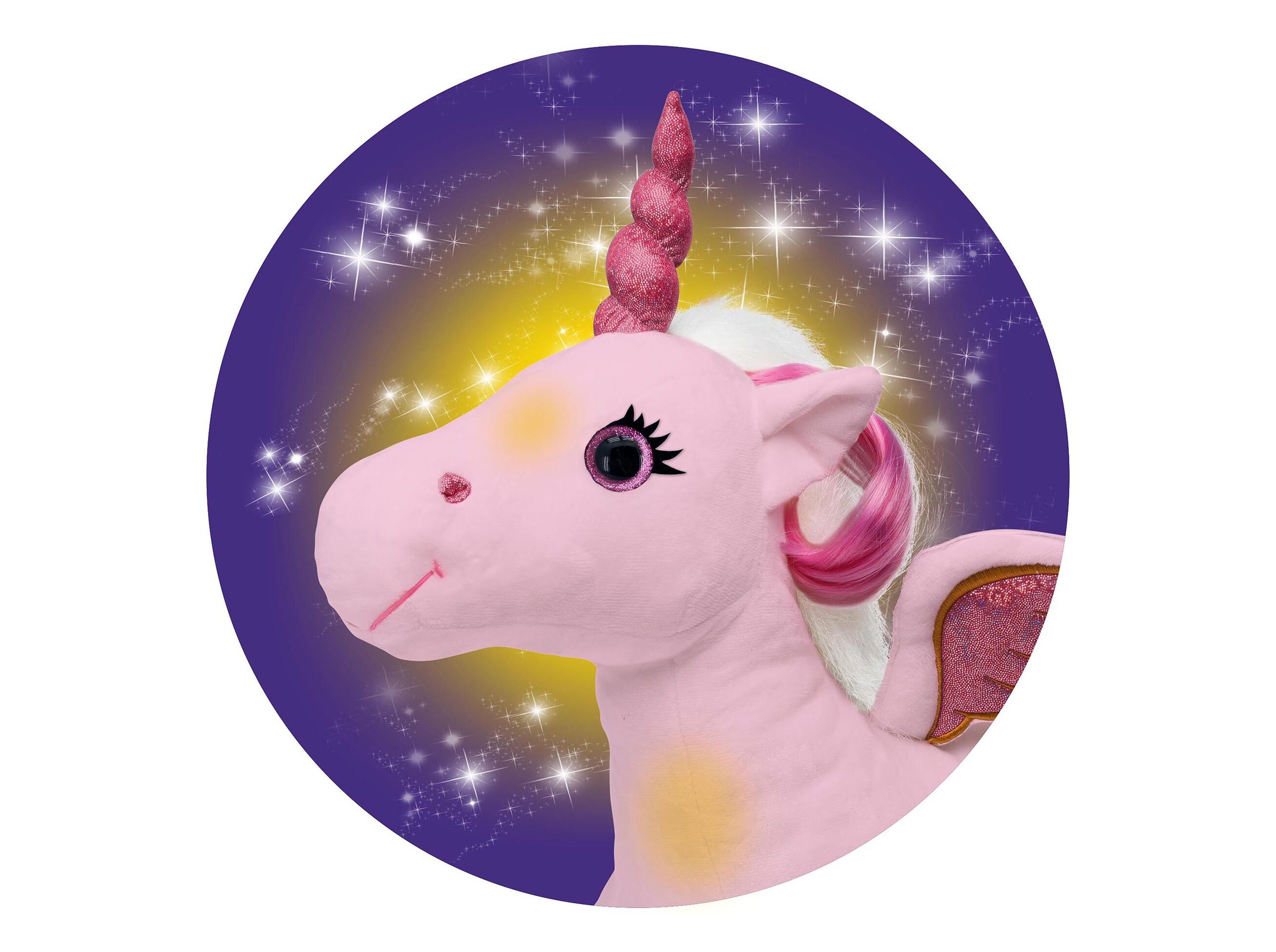 PELUCHE UNIC&Oacute;RNIO LUKY CANTA M&Uacute;SICAS image number 1