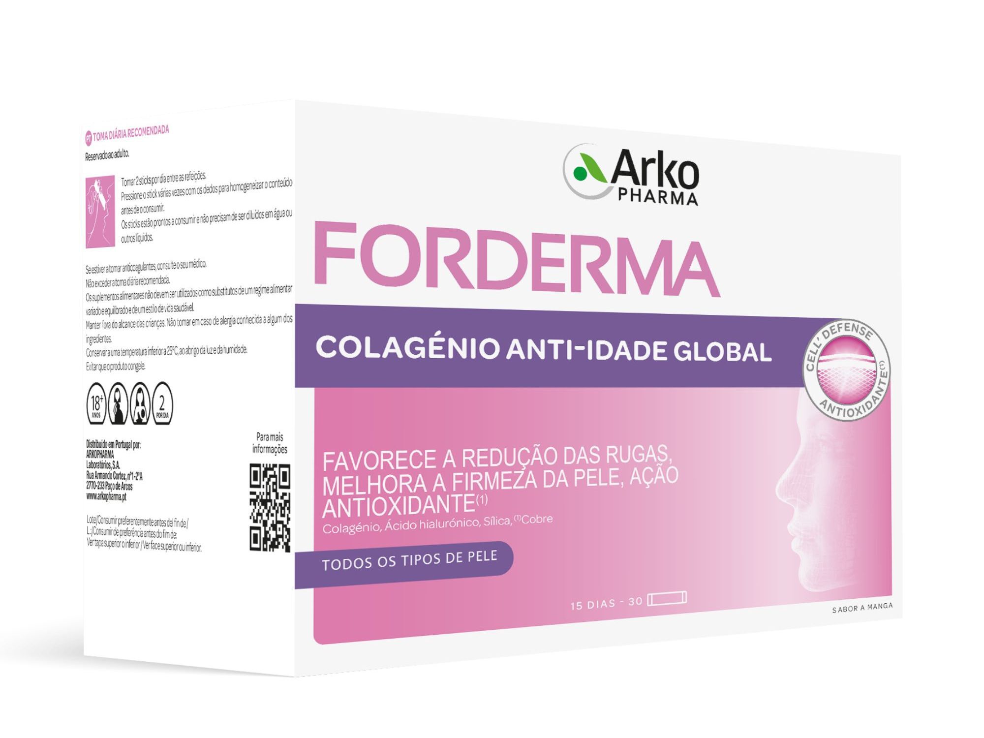 SUPLEMENTO FORDERMA COLAG&Eacute;NIO ANTI-IDADE 30 STICK