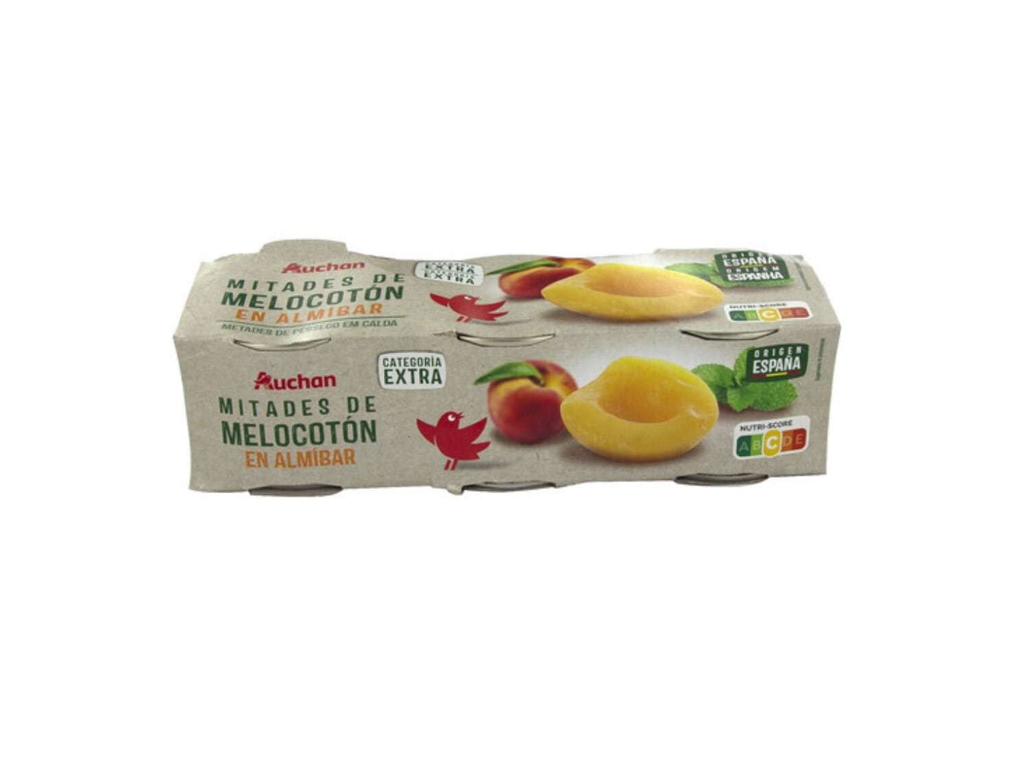 P&Ecirc;SSEGO AUCHAN METADES EM CALDA 3X200(115G)