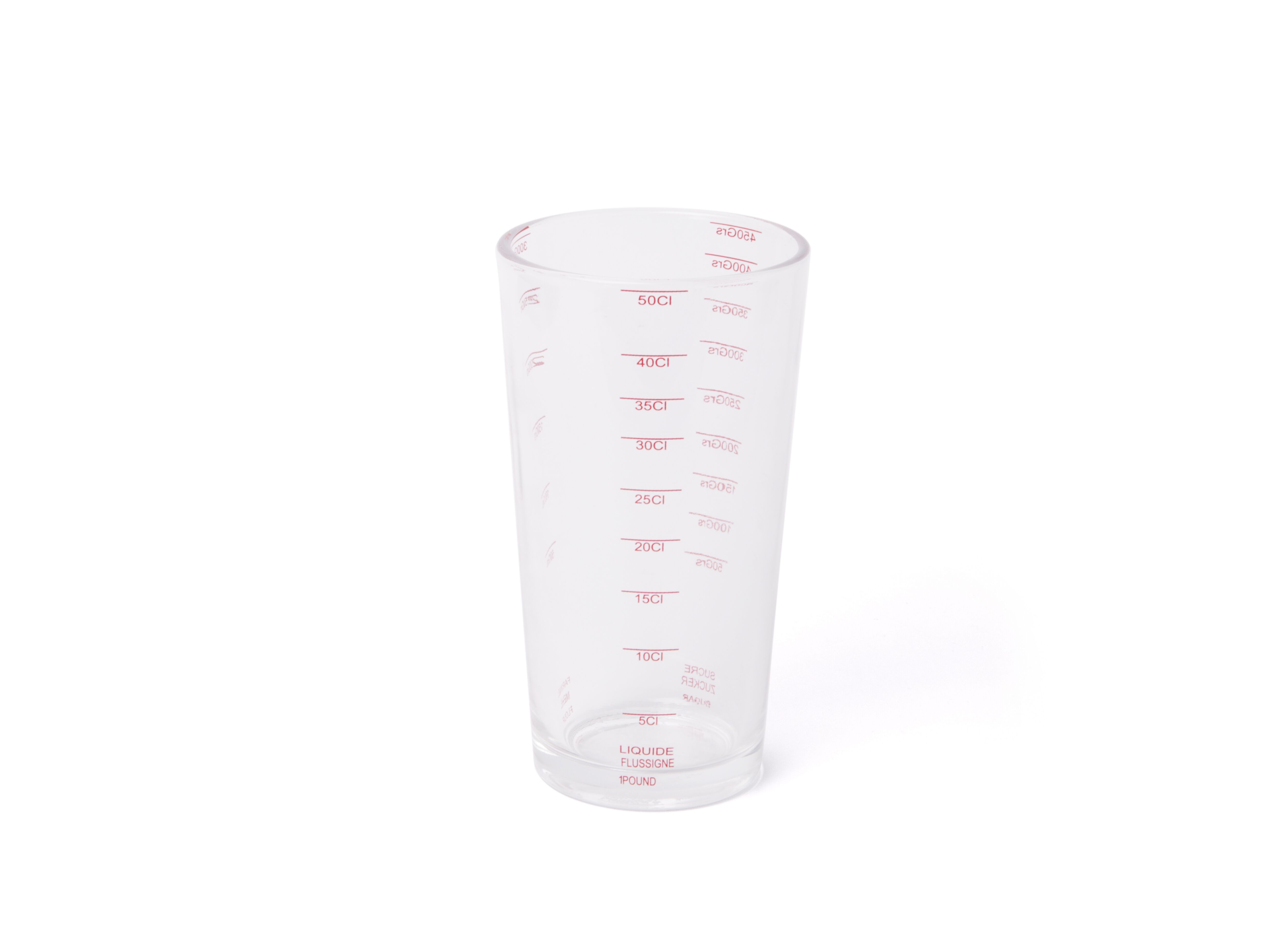 COPO MEDIDOR ACTUEL VIDRO 0.5L