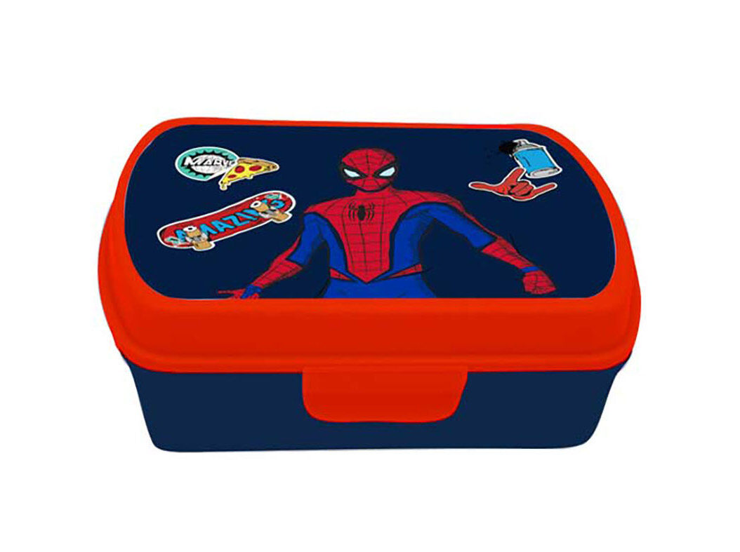 CAIXA PL&Aacute;STICO PARA LANCHE SPIDERMAN image number 0