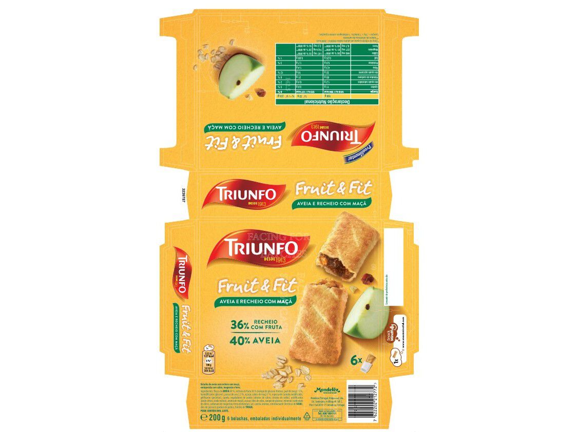 BOLACHAS TRIUNFO MA&Ccedil;&Atilde; 200G image number 1