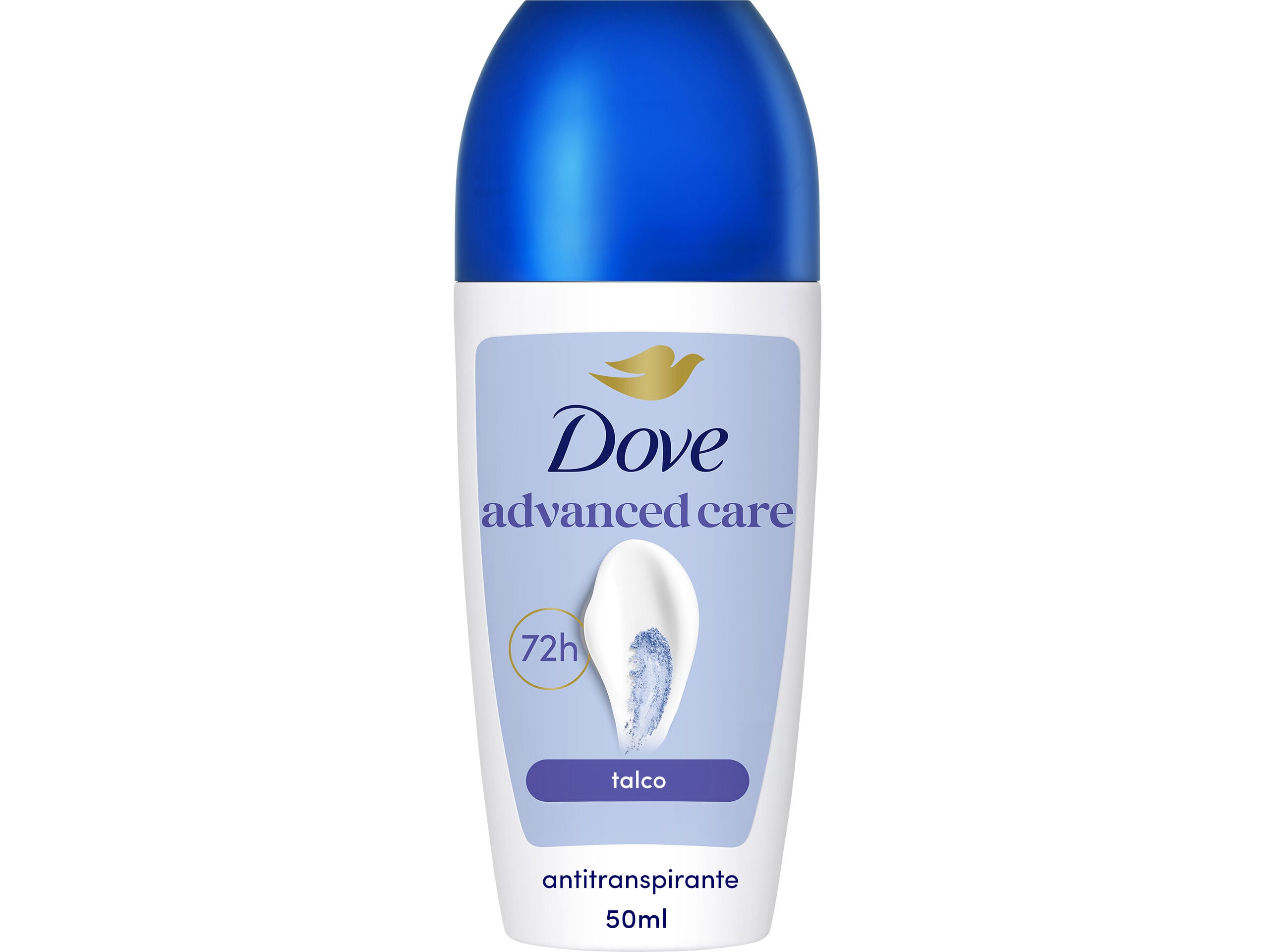 DESODORIZANTE ROLL ON DOVE ADVANCED TALC SOFT 50ML image number 0