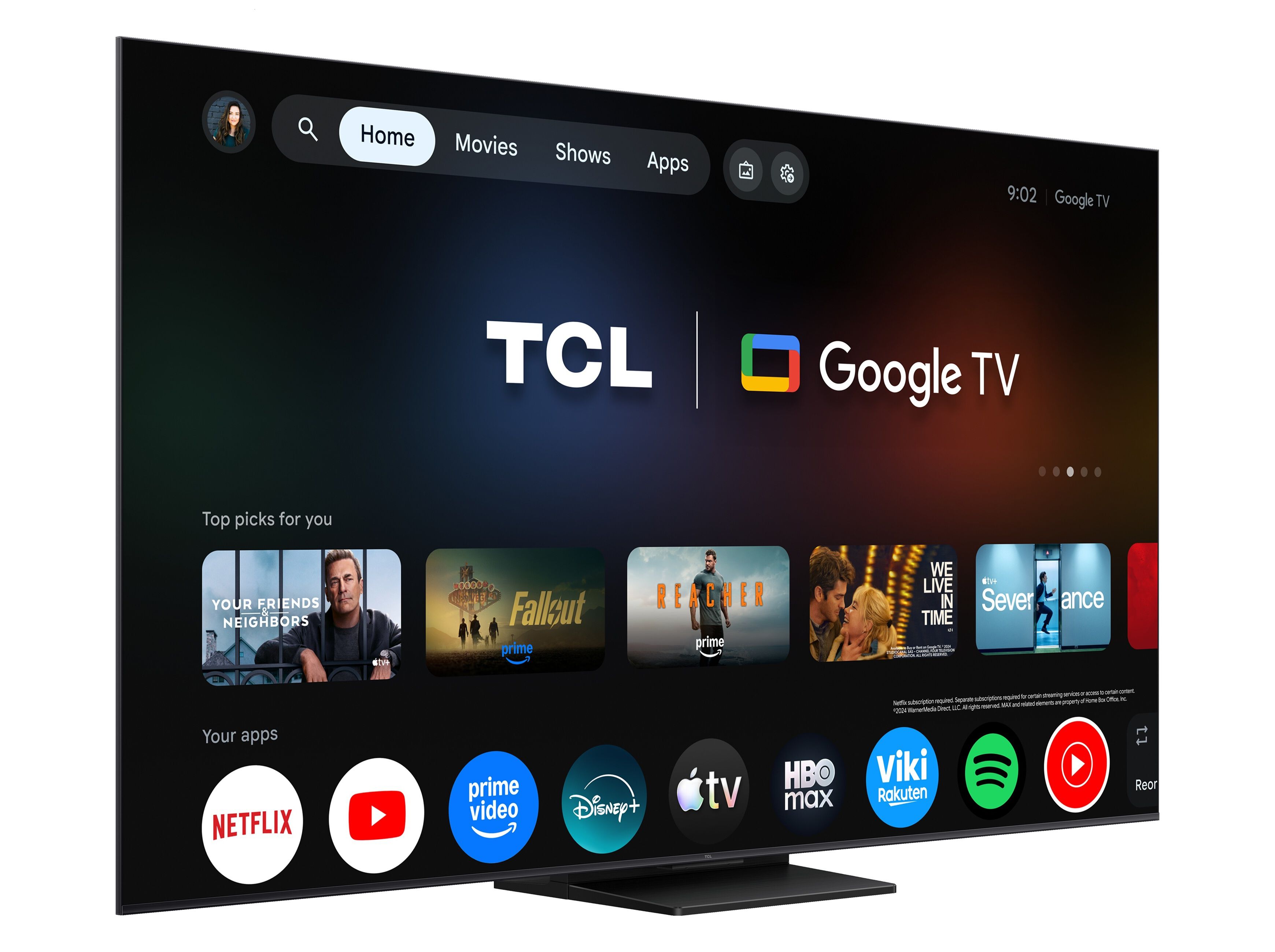 TV TCL 55C6K PRO 55" MINILED 144HZ image number 1