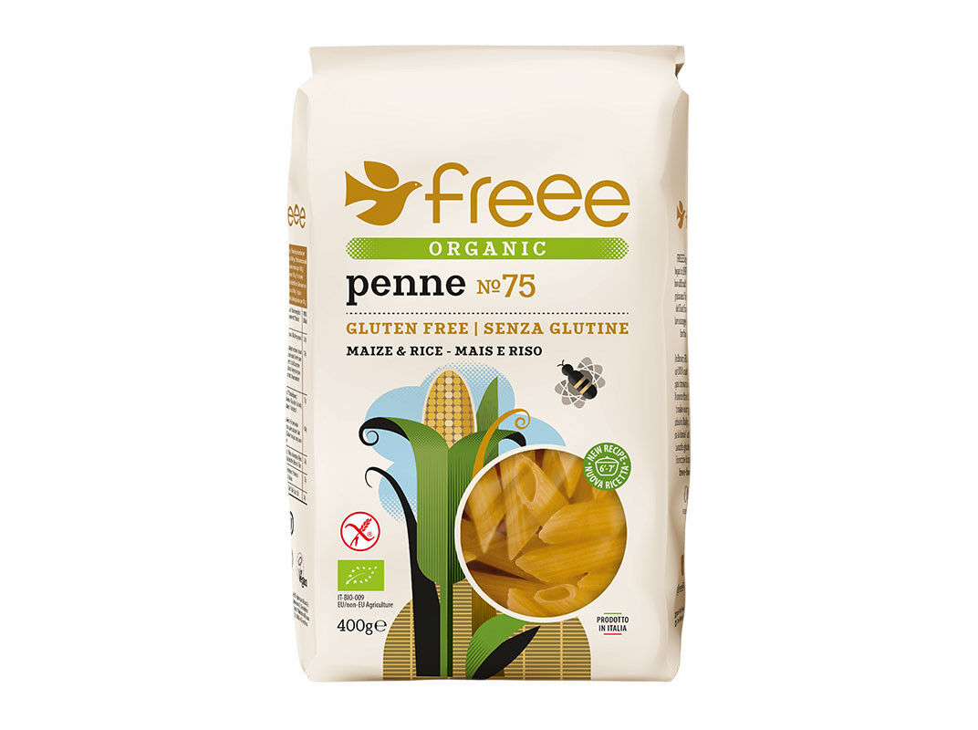 PENNE BIO DOVES FARM MILHO ARROZ S/ GL&Uacute;TEN 400G image number 0