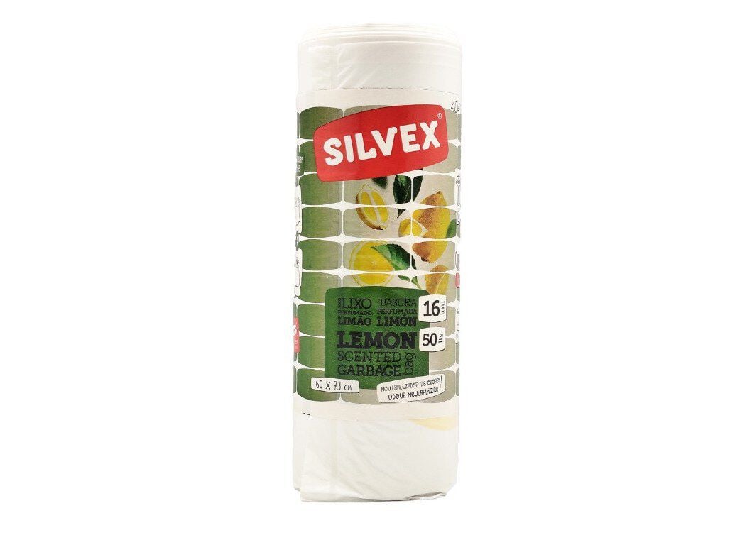 SACOS LIXO SILVEX BRANCO 50L image number 0