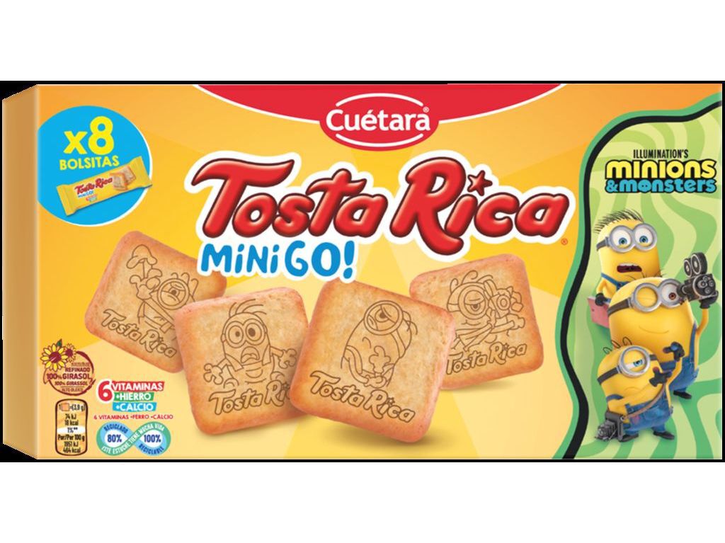 BOLACHA CUETERA TOSTA RICA MINI GO 240G