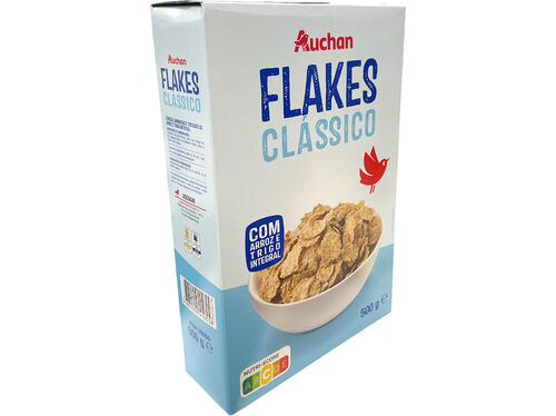 CEREAIS AUCHAN FLAKES CLASSICO 500 G image number 0