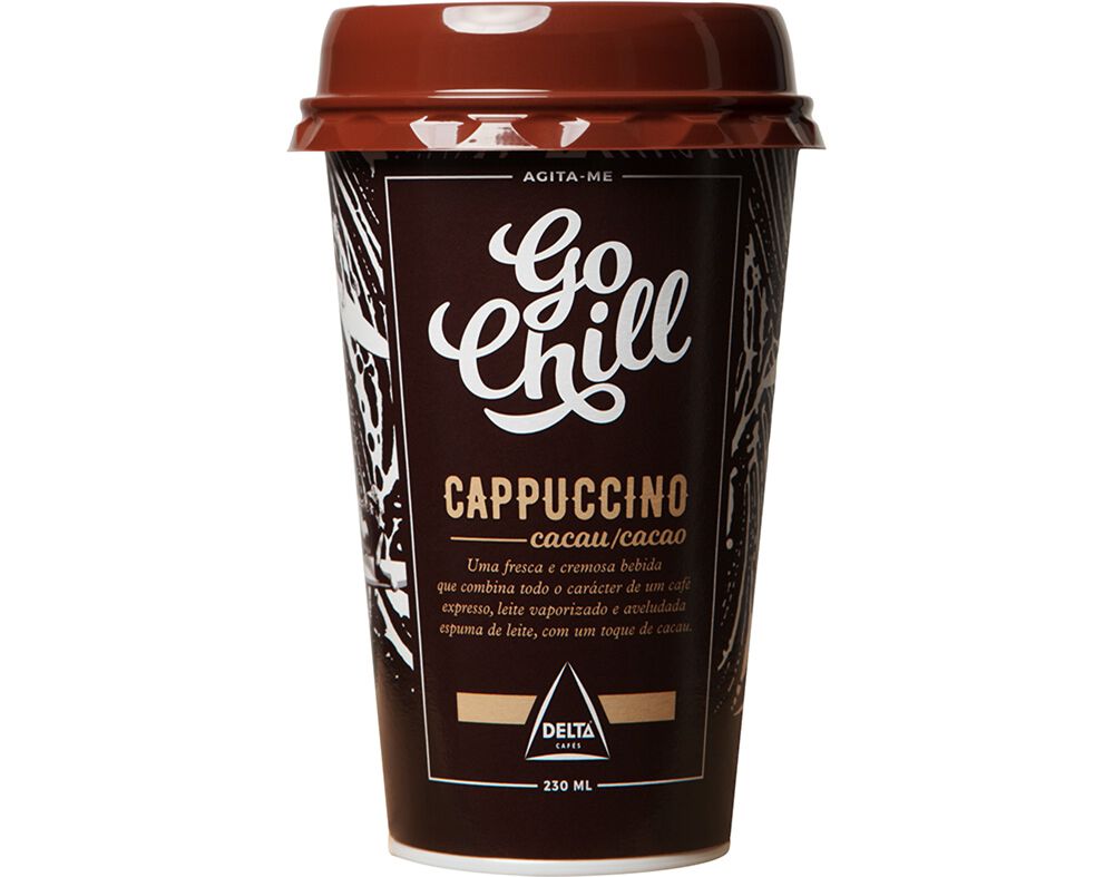 BEBIDA DELTA L&Aacute;CTEA GO CHILL CAPPUCCINO 230ML