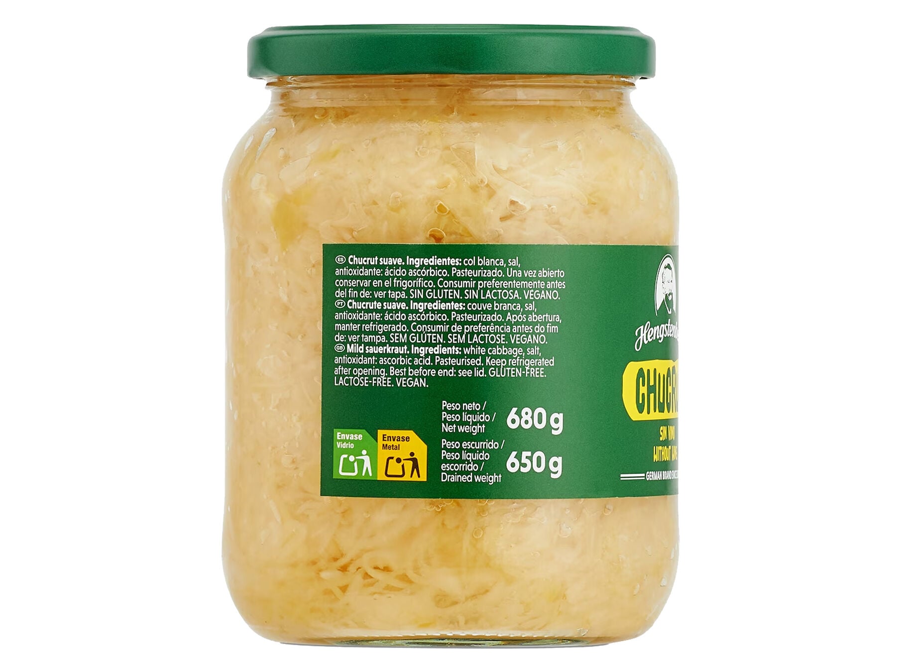 CHUCRUTE HENGSTENBERG COUVE BRANCA 680(650)G image number 1