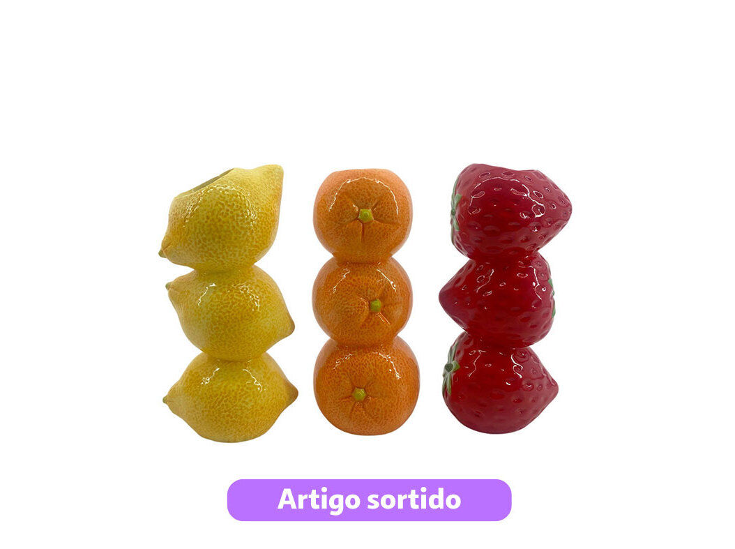 JARRA FORMA FRUTOS ACTUEL DOLOMITE 20CM MODELOS SORTIDOS