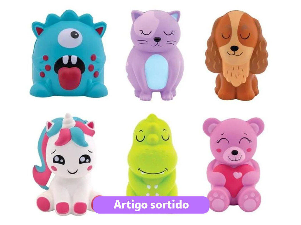 FIGURA SQUISHY MAXI NO STRESSO MODELOS SORTIDOS