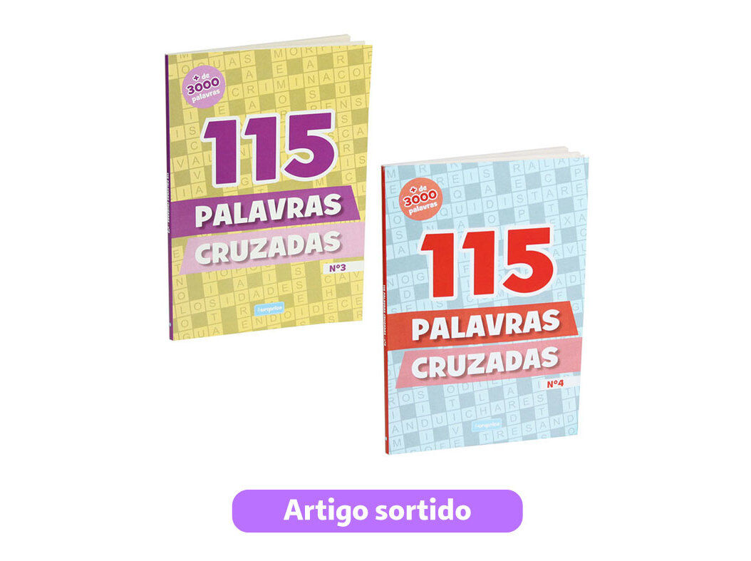 LIVRO 115 PALAVRAS CRUZADAS MODELOS SORTIDOS image number 0