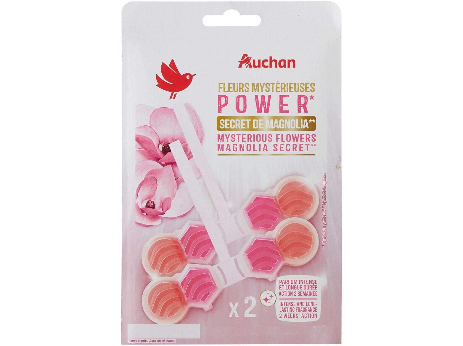 BLOCO WC POWER AUCHAN FLORES MISTERIOSAS MAGN&Oacute;LIA 2UN image number 0