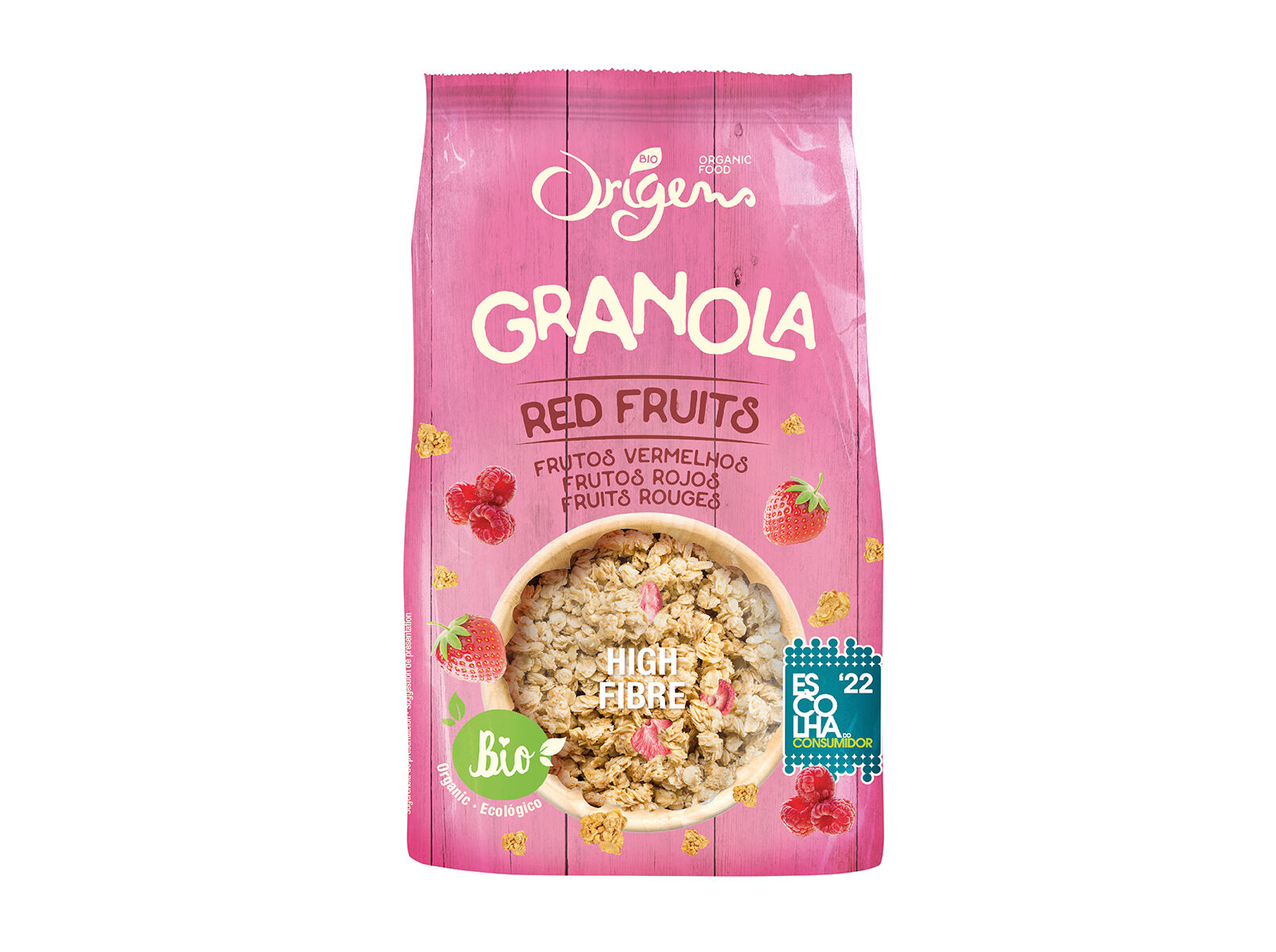 GRANOLA ORIGENS BIO FRUTOS VERMELHOS 300G image number 0