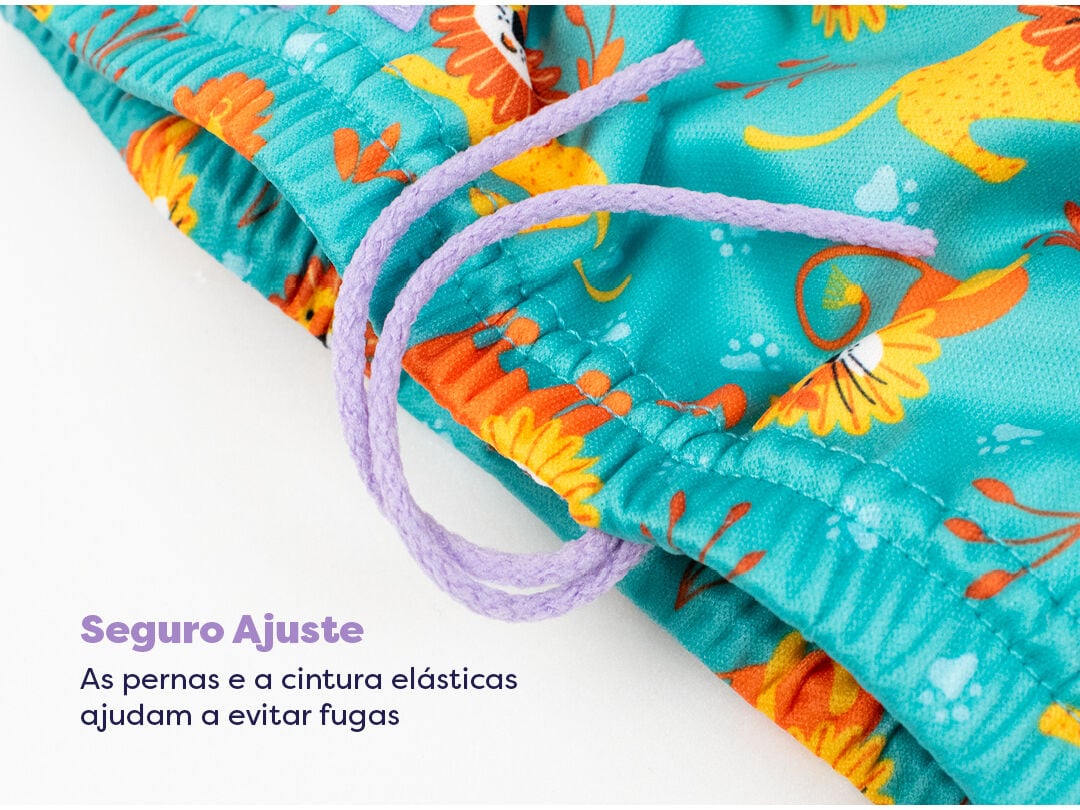 CUECA BANHO BAMBINO MIO LE&Otilde;ES REUTILIZ&Aacute;VEL 2-3 ANOS image number 4