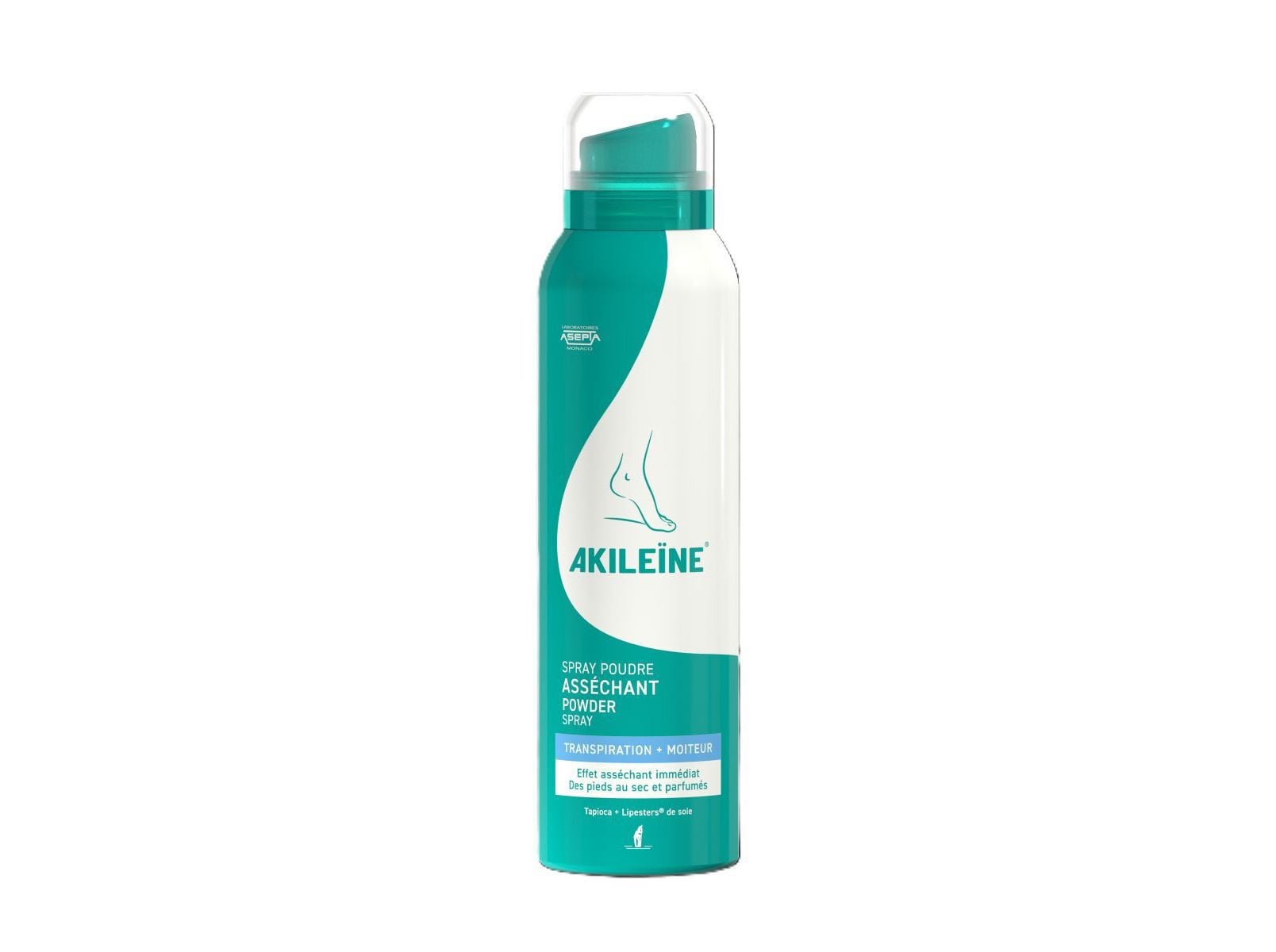 SPRAY AKILEINE EM P&Oacute; ABSORVE TRANSPIRA&Ccedil;AO 150ML image number 0
