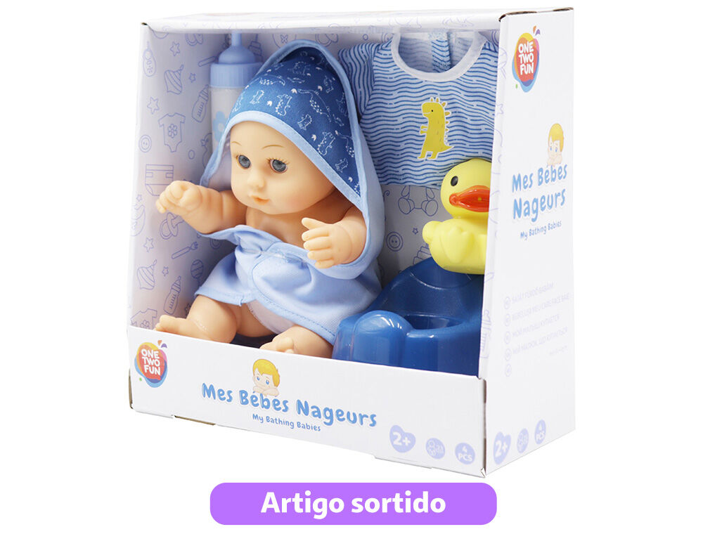 BONECO BEB&Eacute; ONE TWO FUN 23CM MODELOS SORTIDOS image number 5