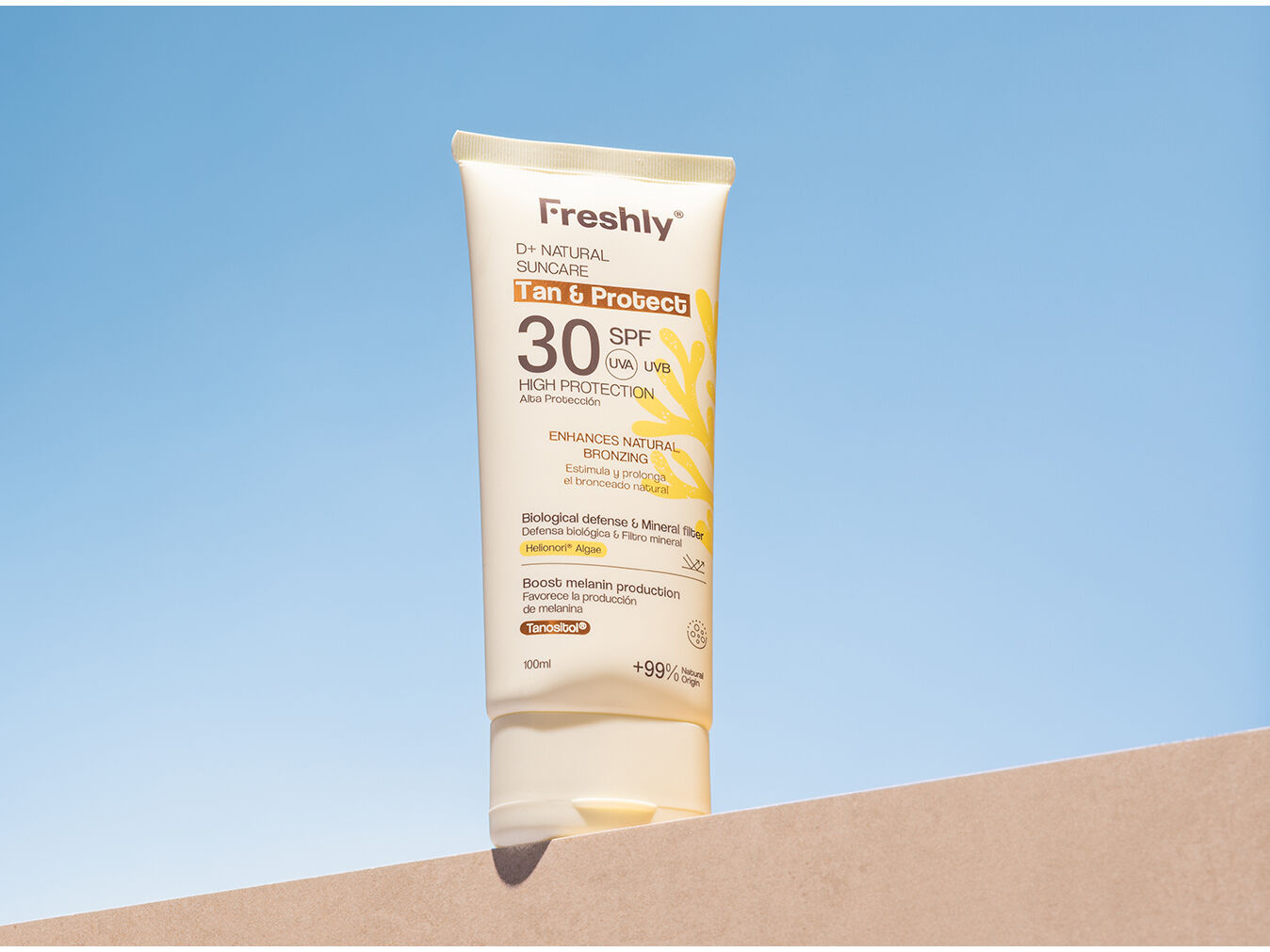 PROTETOR SOLAR FRESHLY D+NTURALTAN&PROTECTSPF30 100ML image number 2