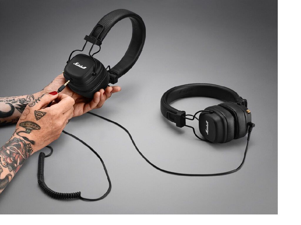 AUSCULTADORES SEM FIO MARSHALL MAJOR IV BT PRETO BLUETOOTH image number 3