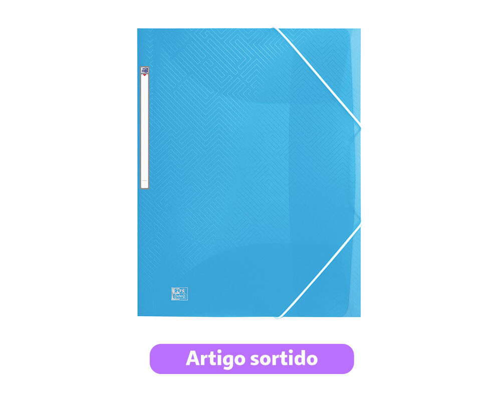 CAPA POLIPROPILENO A4 OXFORD URBAN COM EL&Aacute;STICO CORES SORTIDAS image number 8