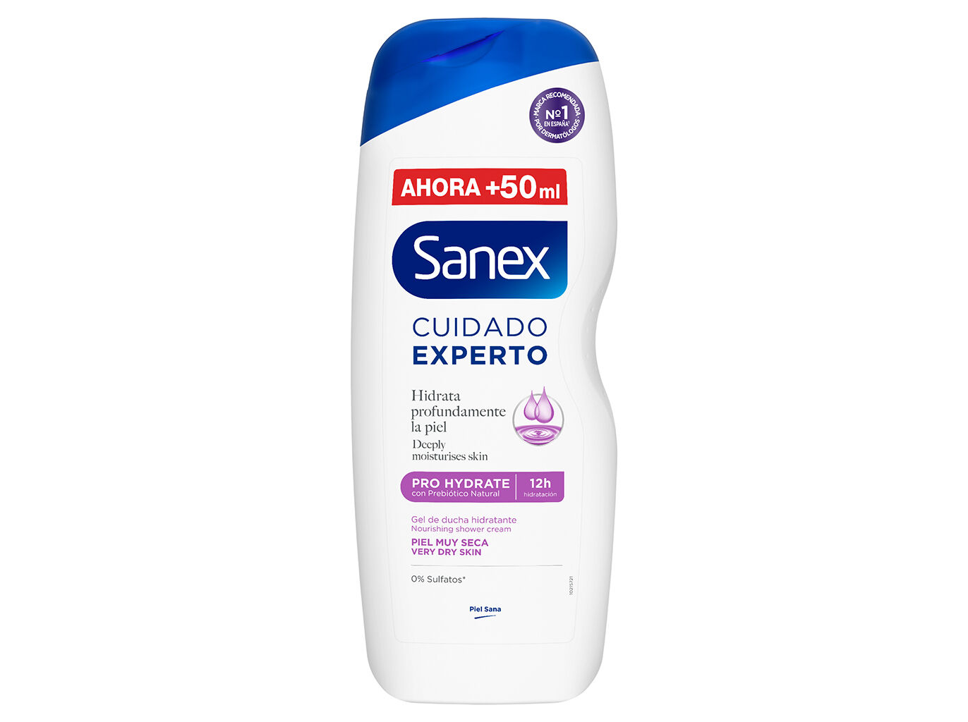 GEL BANHO SANEX PRO HYDRATE 600ML image number 0