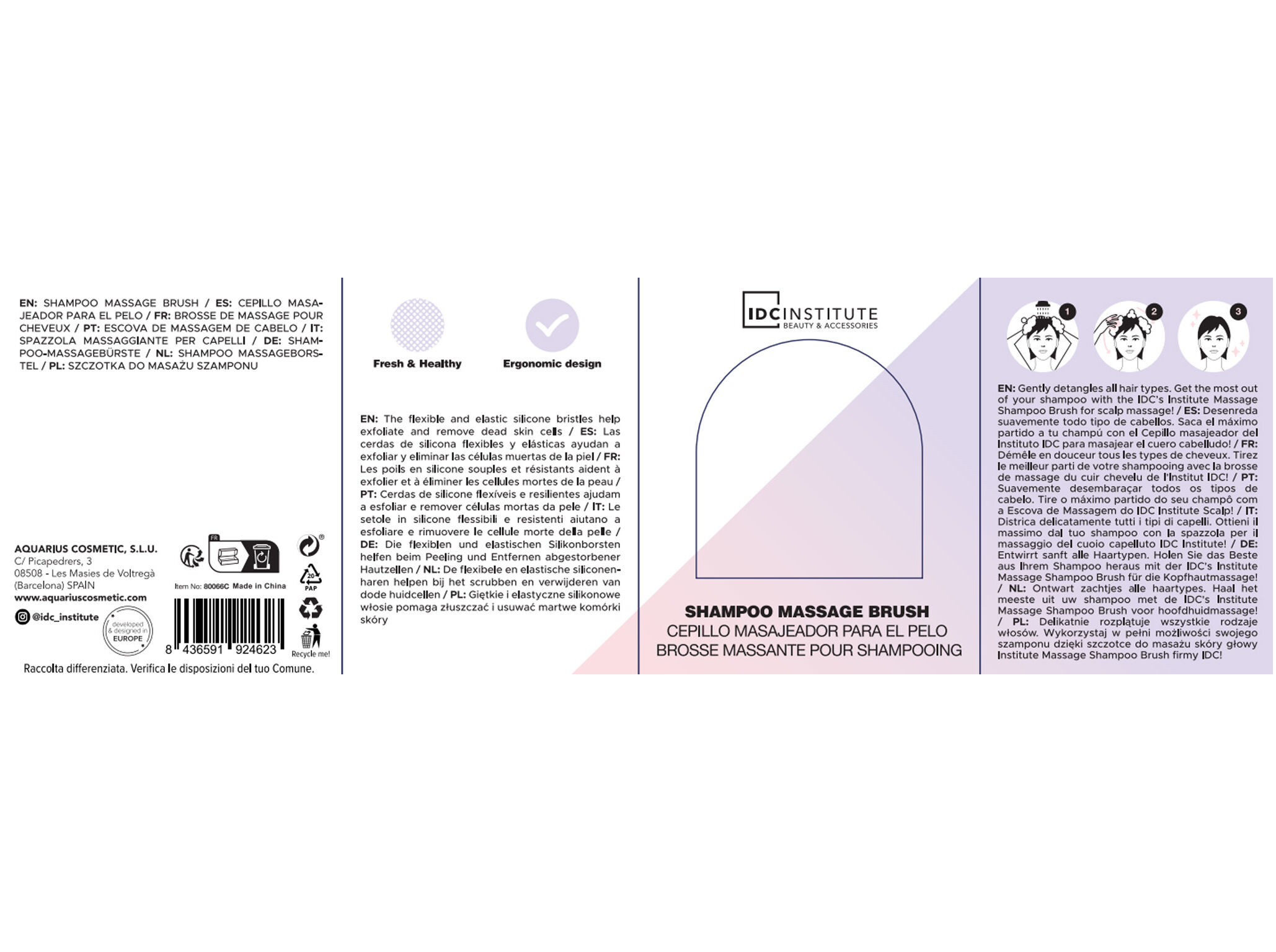 ESCOVA IDC INSTITUTE MASSAGEM COURO CABELUDO 1UN image number 1