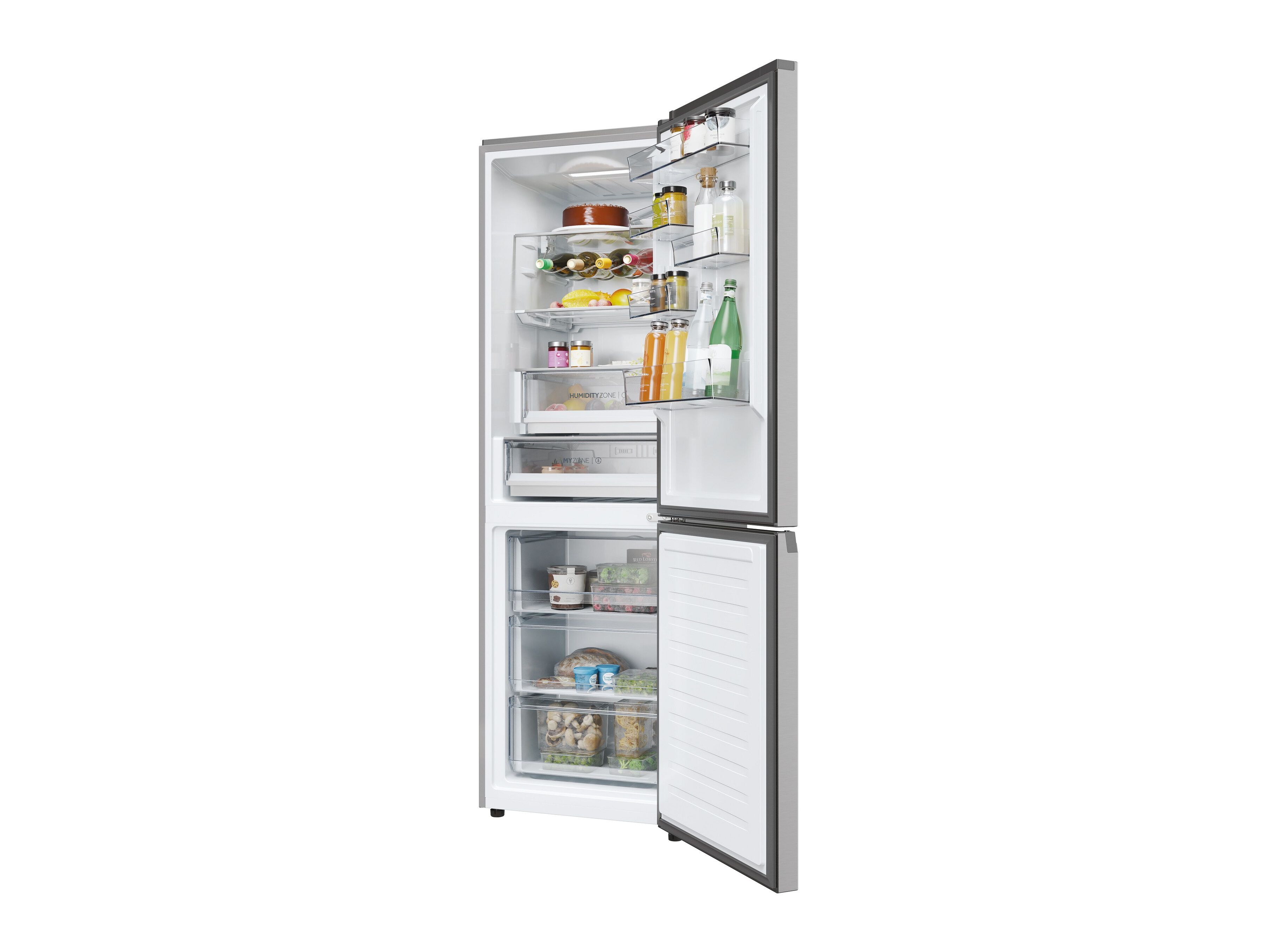 FRIGOR&Iacute;FICO COMBINADO HAIER HDPW5618DNPK NO FROST D 352L INOX image number 7