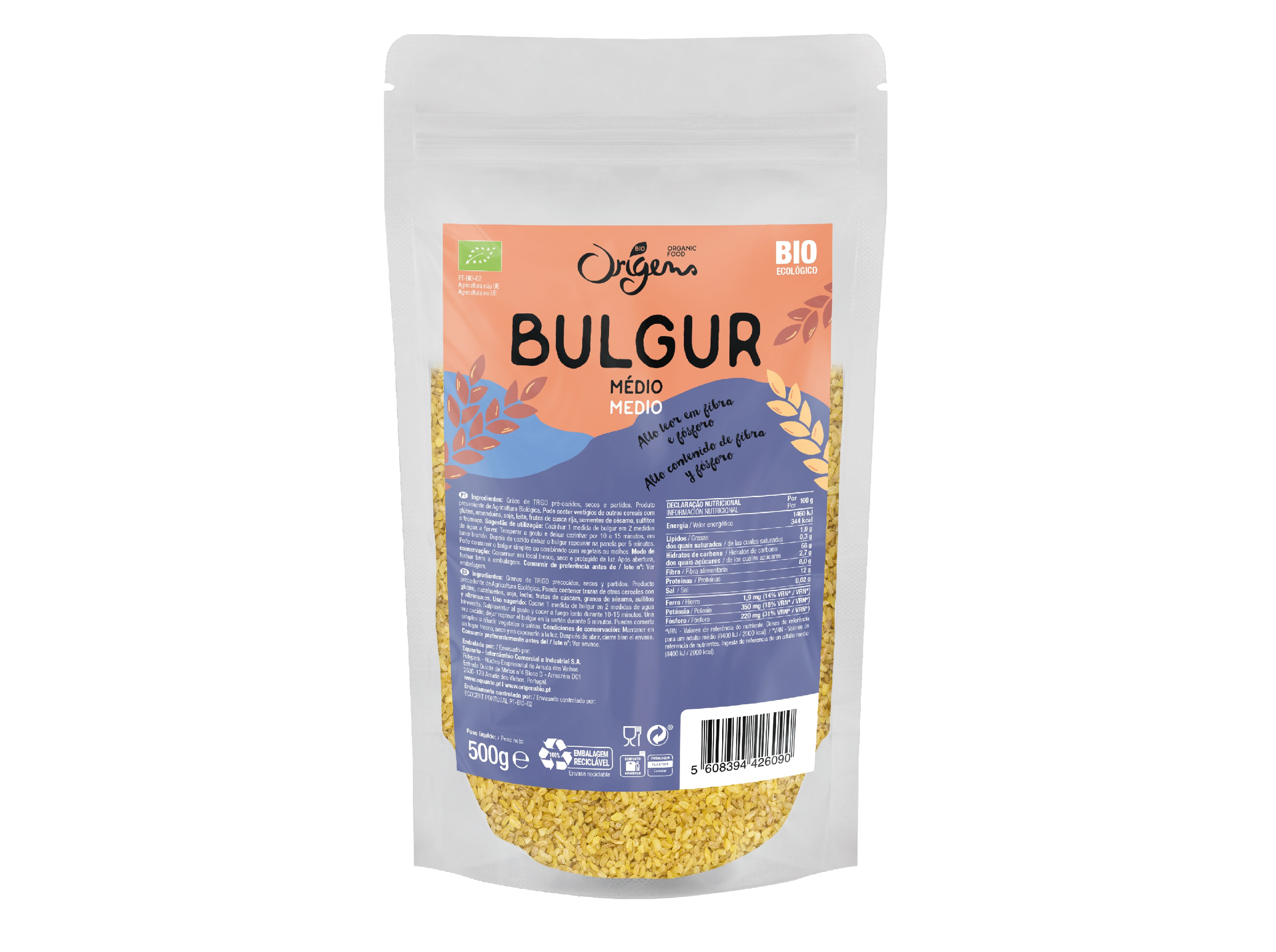 BULGUR ORIGENS BIO 500G image number 0