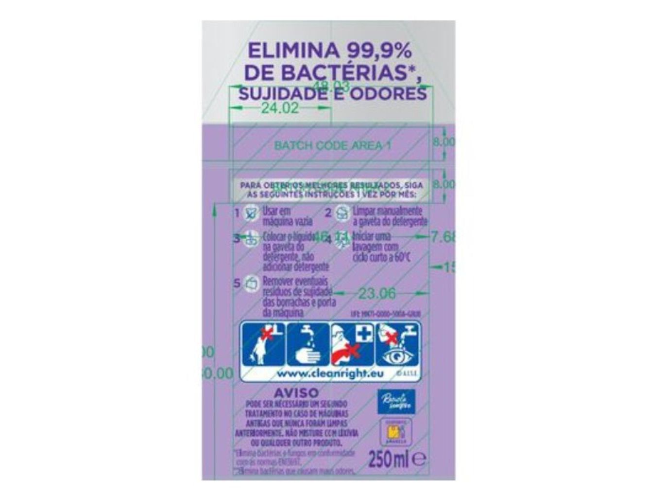 LIMPA M&Aacute;QUINA XAU LAVANDA 2X250ML image number 1