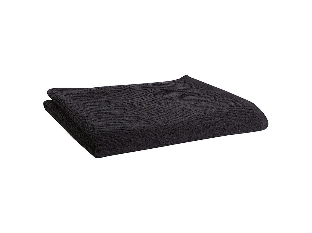 TOALHA M&Atilde;OS ACTUEL PRETO 480GR 50X100