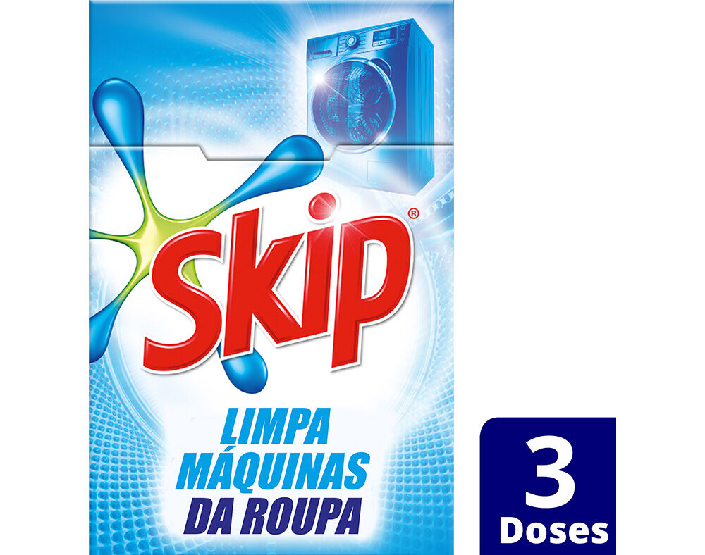 Limpa Máquinas Skip Roupa 3x40g | Auchan