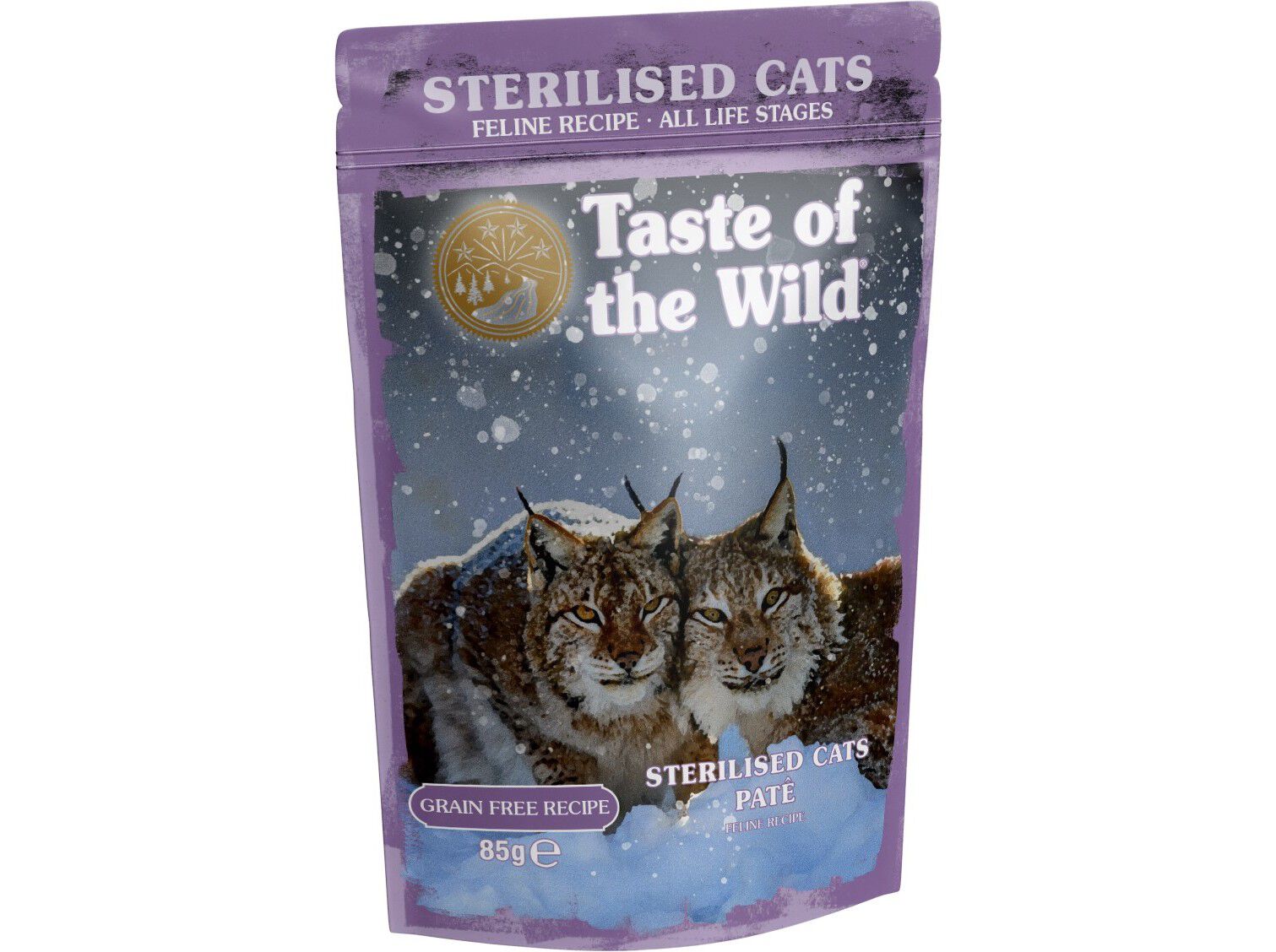 COMIDA H&Uacute;MIDA PARA GATO TASTE OF THE WILD ESTERILIZADO PAT&Eacute; 85G image number 0
