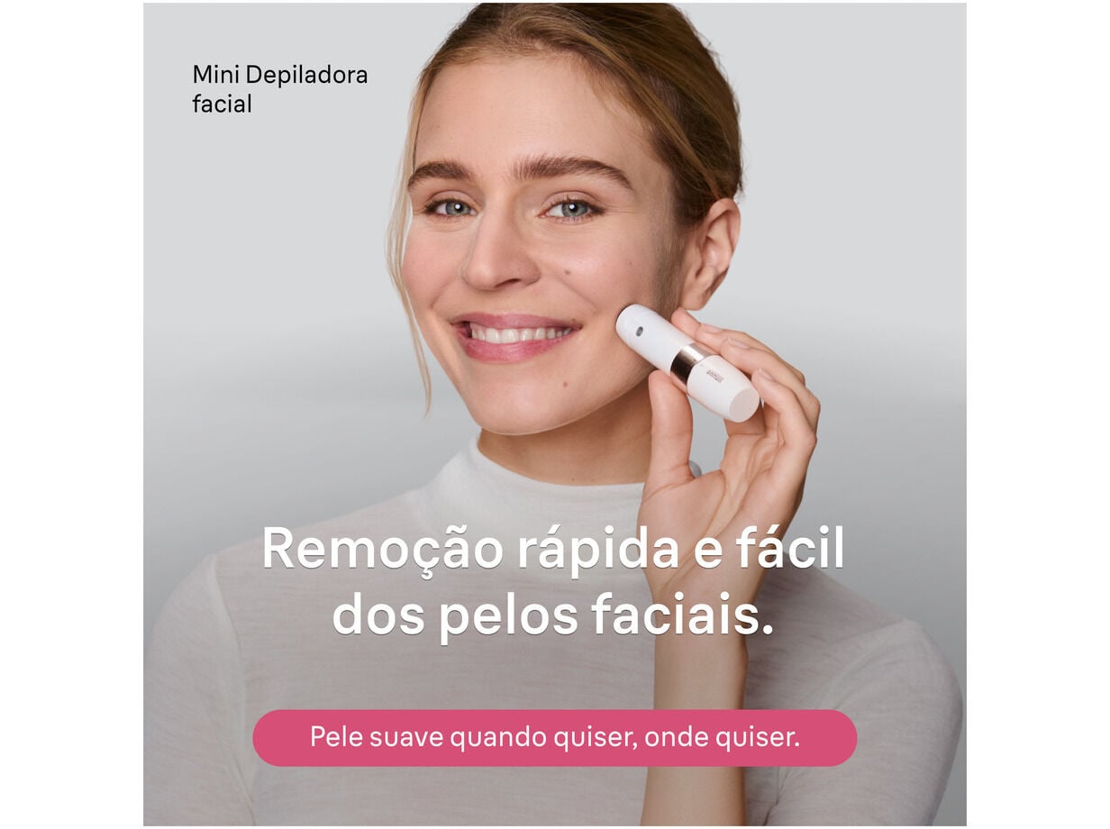 MINI DEPILADORA FACIAL BRAUN FS1000 1UN image number 1