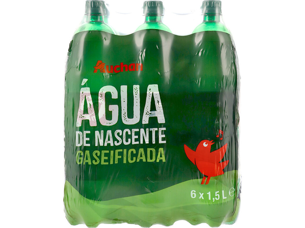 &Aacute;GUA COM G&Aacute;S AUCHAN 6X1.5L image number 0