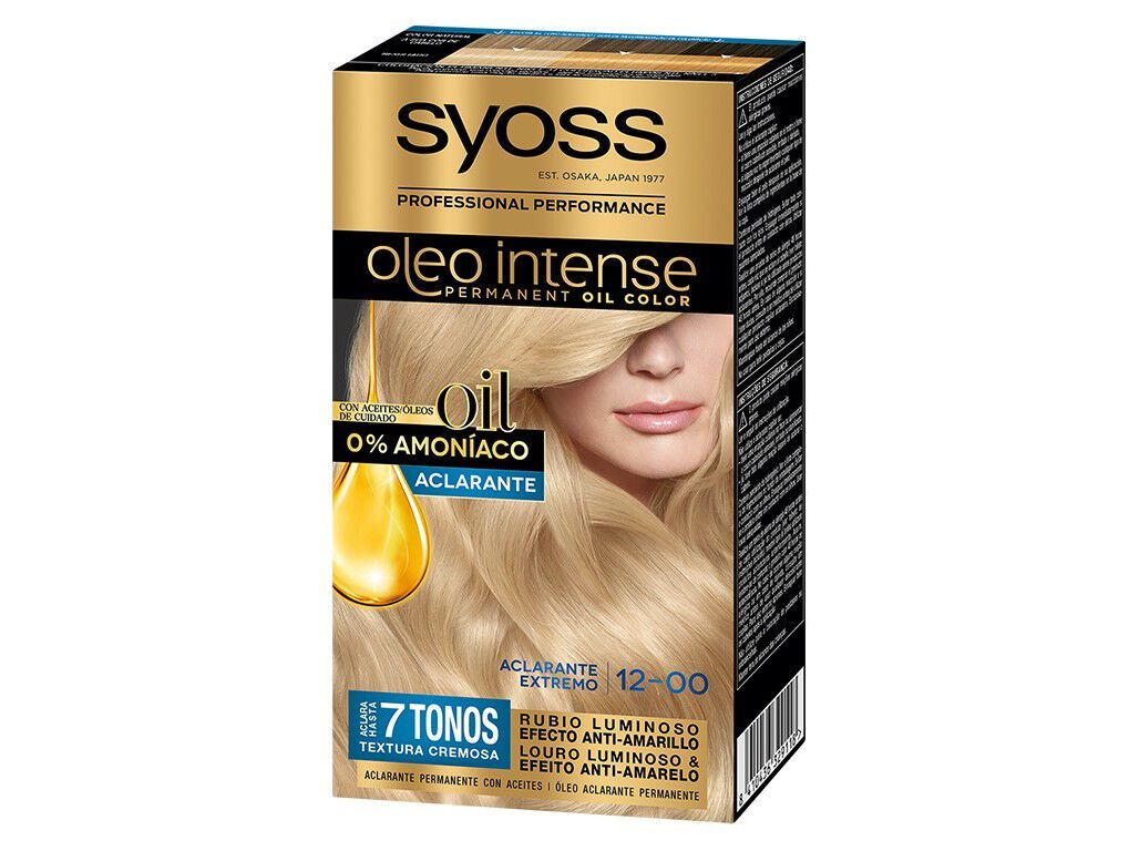 COLORA&Ccedil;&Atilde;O SYOSS OLEO INTENSE 12-00 ACLARANTE EXTREMO image number 0