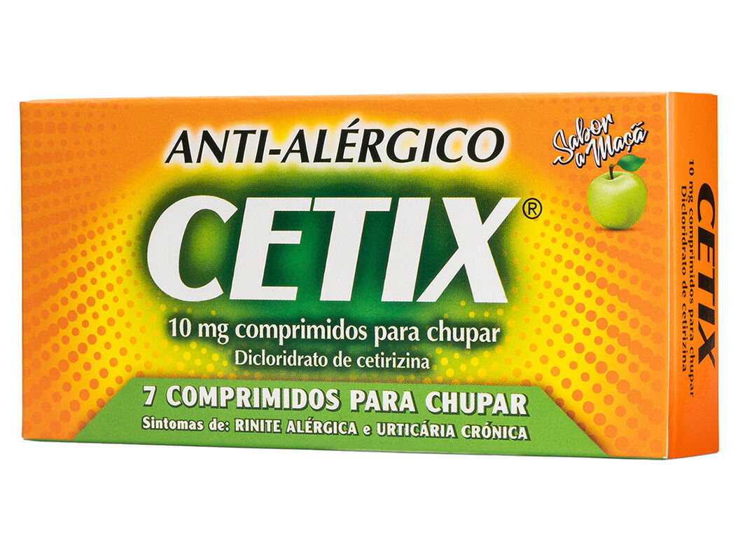 COMPRIMIDOS CETIX CETIRIZINA 10MG 7UN