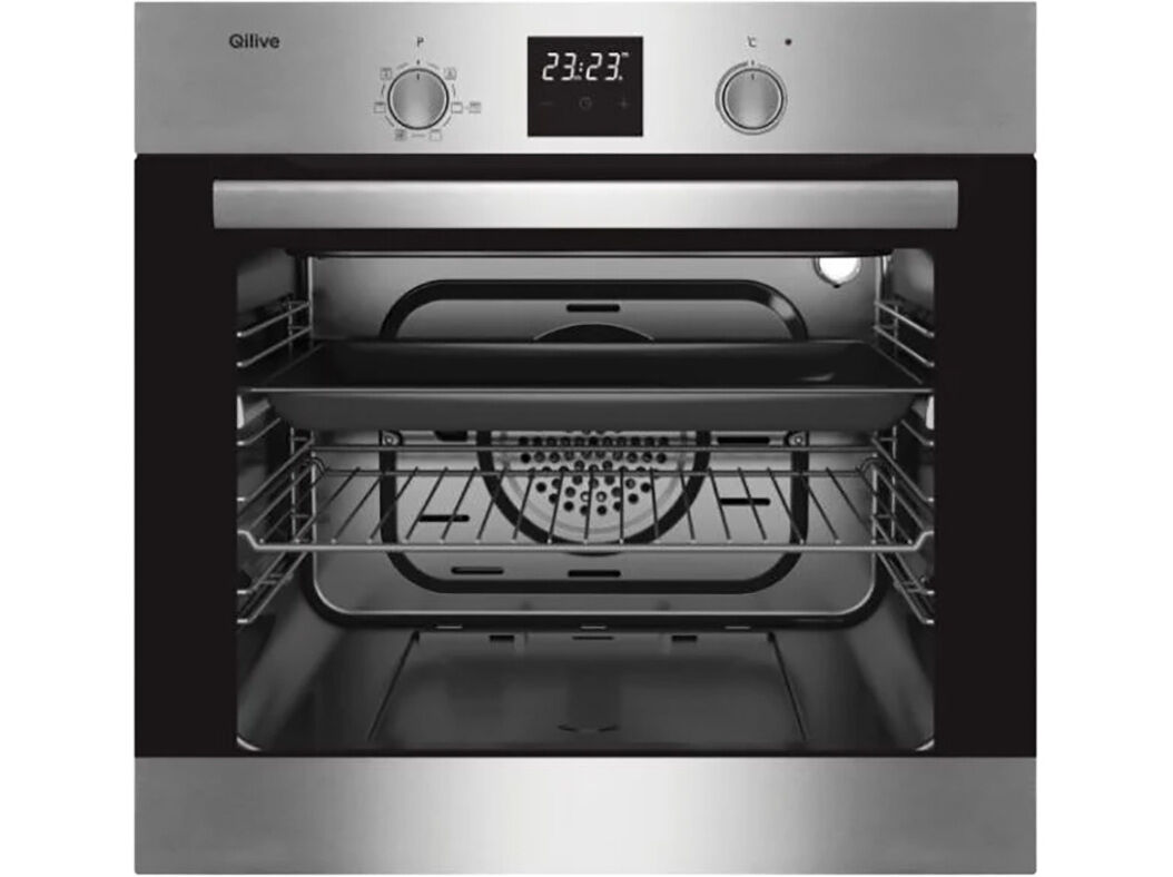 FORNO MULTIFUN&Ccedil;&Otilde;ES QILIVE Q.6913 INOX PIROLITICO 60L