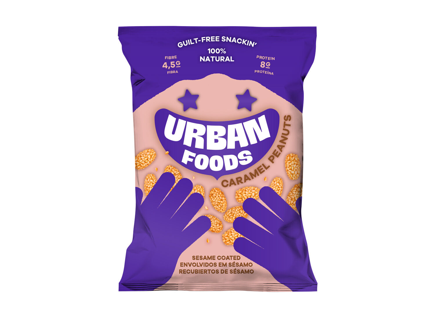 APERITIVO URBAN NATURE CARAMEL PEANUTS 50G image number 0