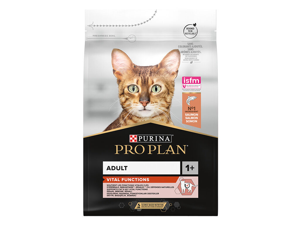 RA&Ccedil;&Atilde;O PARA GATO PRO PLAN SALM&Atilde;O / ARROZ 3KG image number 0
