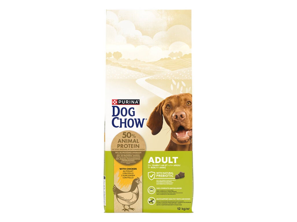RA&Ccedil;&Atilde;O PARA C&Atilde;O DOG CHOW FRANGO 12KG image number 1