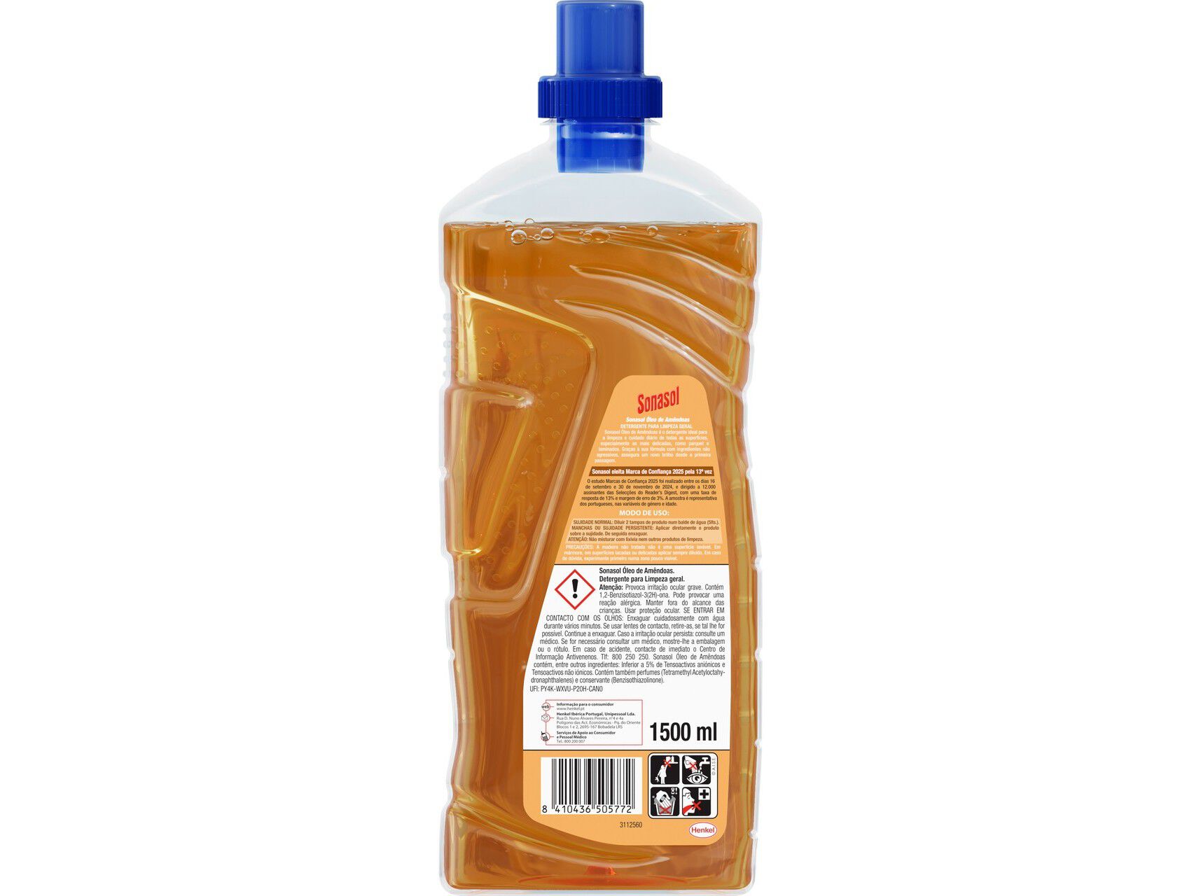 LAVA TUDO SONASOL &Oacute;LEO DE AM&Ecirc;NDOAS 1.5L image number 1