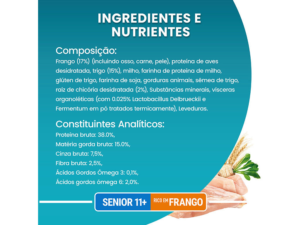 RA&Ccedil;&Atilde;O PARA GATO PURINA ONE SENIOR 11+ COM FRANGO 800G image number 4