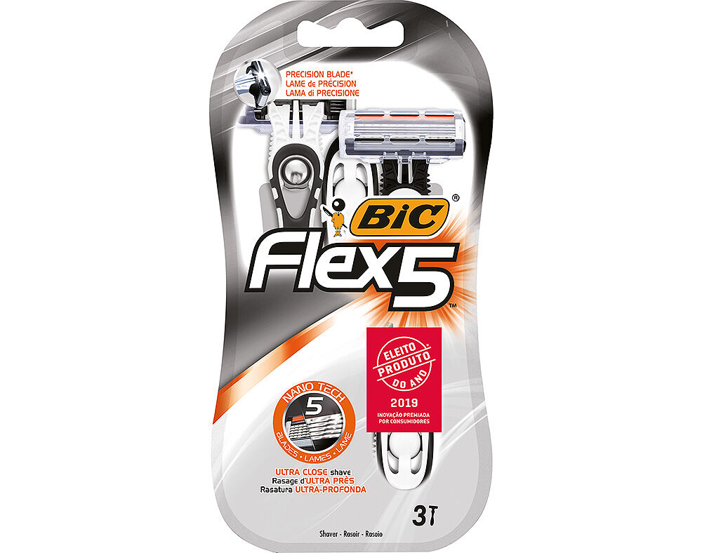 M&Aacute;QUINA BIC DESCART&Aacute;VEL FLEX 5 3UN image number 0