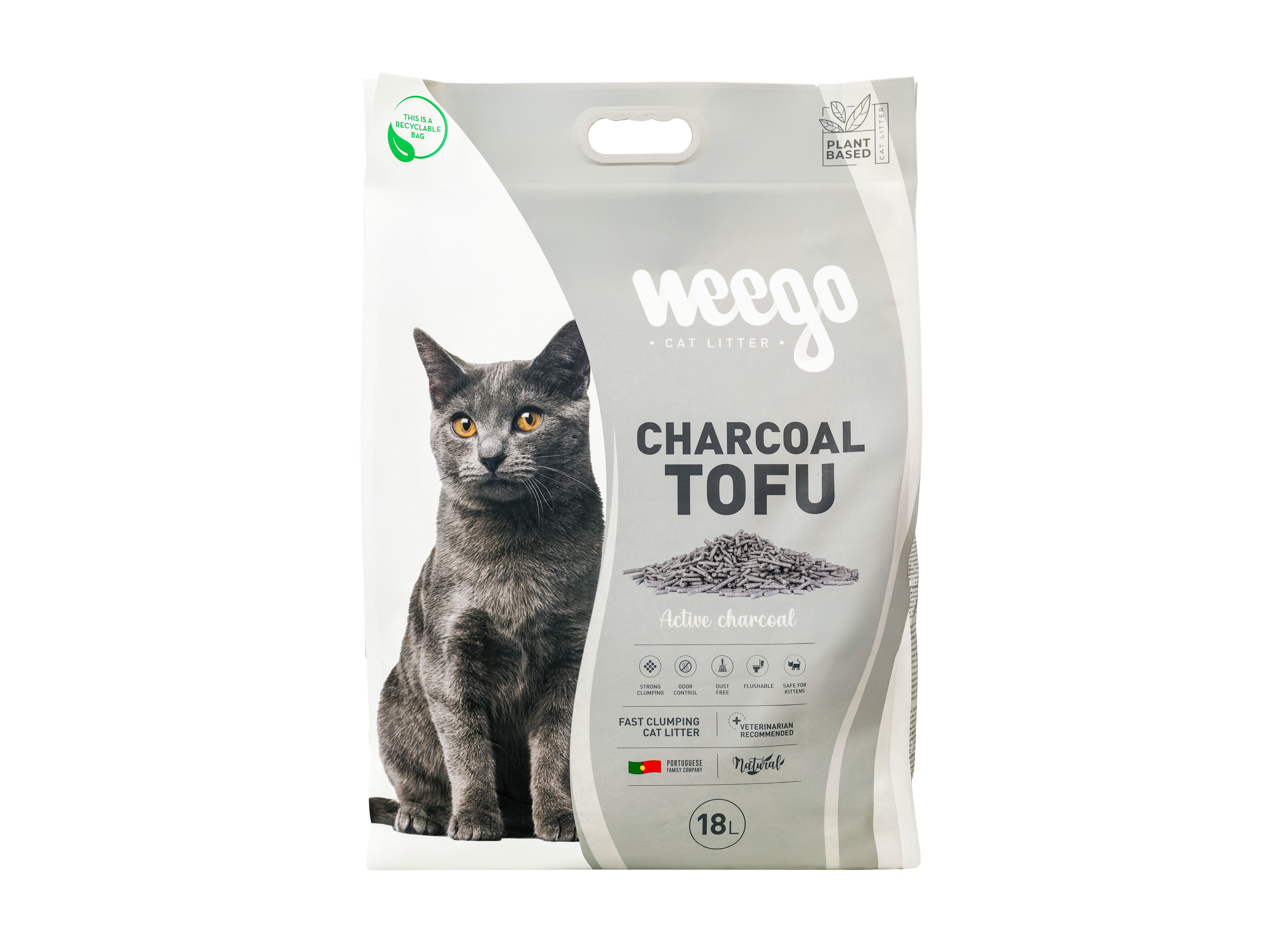 AREIA AGLOMERANTE WEEGO TOFU CARV&Atilde;O 18L image number 0