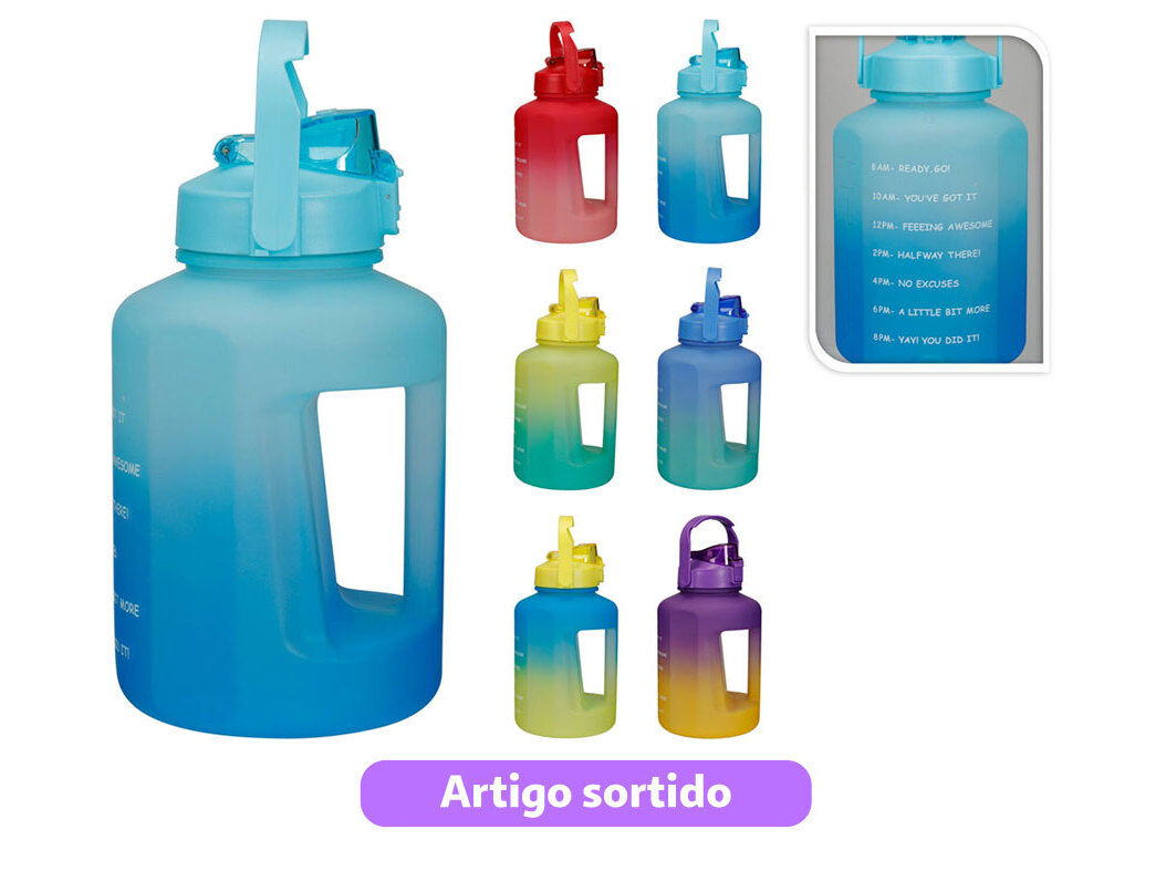 GARRAFA 2200ML CORES SORTIDAS